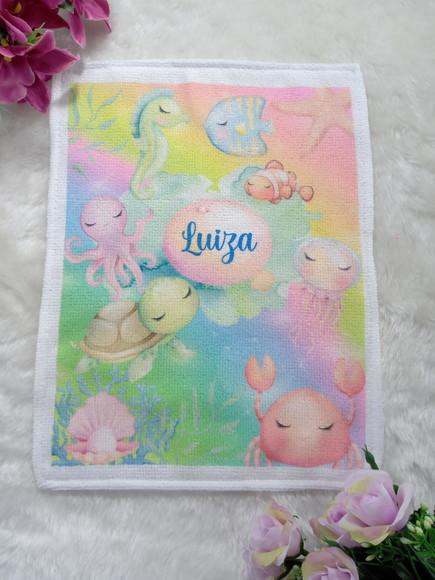 Toalhinha Personalizada Sublimação.