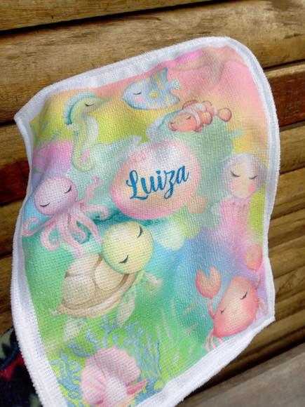 Toalhinha Personalizada Sublimação.
