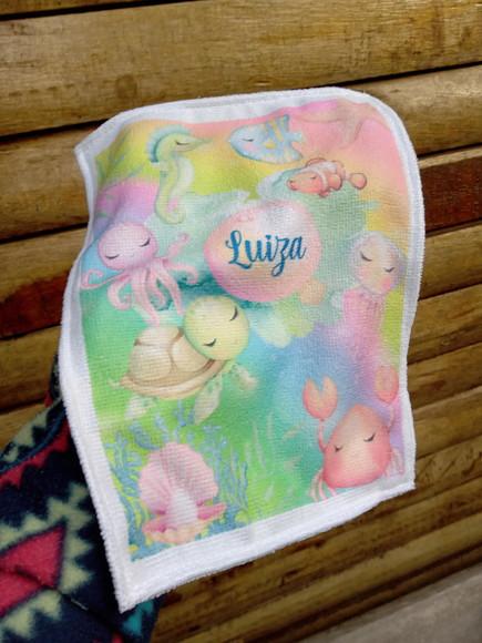 Toalhinha Personalizada Sublimação.