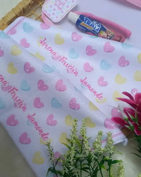 1x Estojo Higiene Bucal Personalizado com 2x Toalhinha.