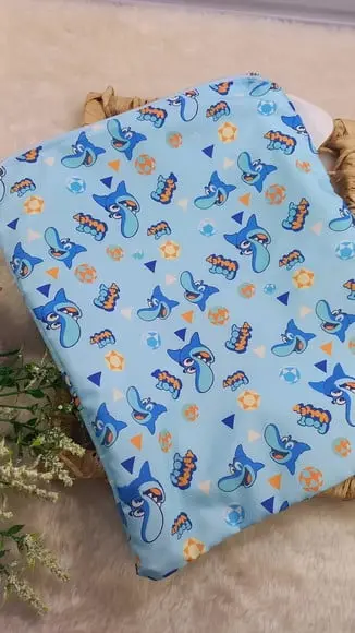 1x Saquinho para Roupas Personalizado Tubarão Futevôlei