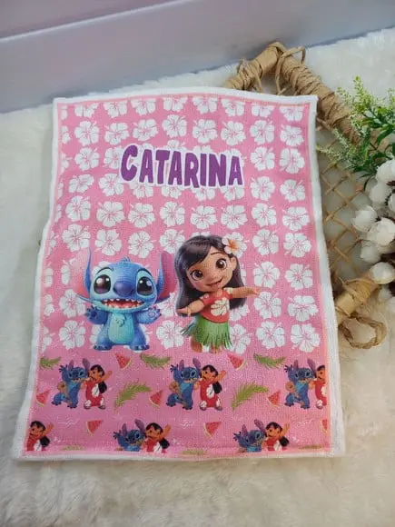 2x Toalhinha Personalizada Sublimação.