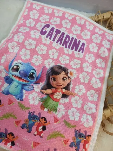 2x Toalhinha Personalizada Sublimação.