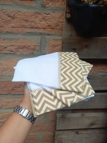 6x Fralda Pano, Boca, Babete, 100% Algodão, Enxoval do Bebê.