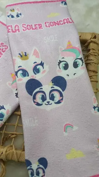 6x Toalhinha Personalizada Sublimação Puket.