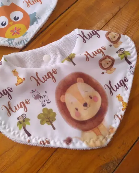 Babador Bandana Personalizado em Sublimação.