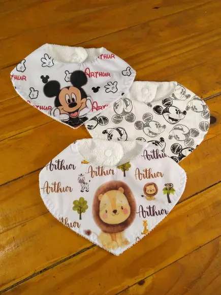 Babador Bandana Personalizado em Sublimação.