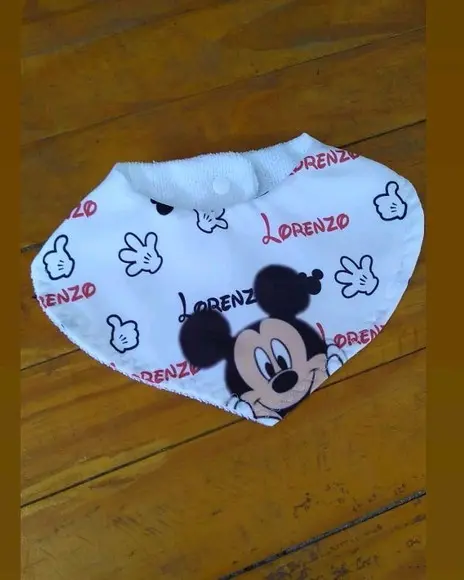 Babador Bandana Personalizado em Sublimação.