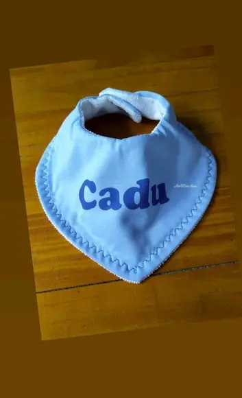 Babador Bandana Personalizado em Sublimação.