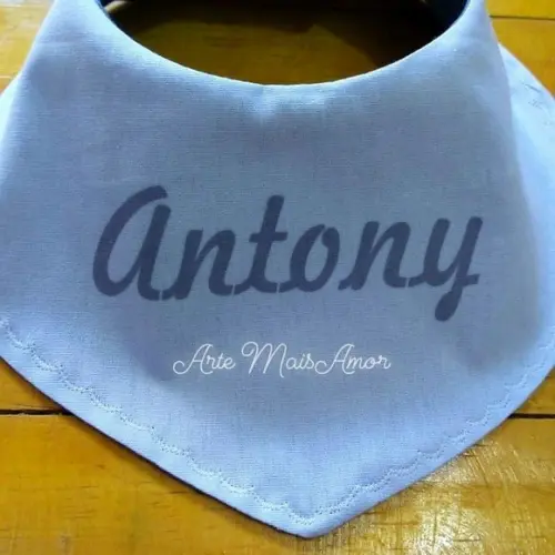 Babador Bandana Personalizado em Sublimação.