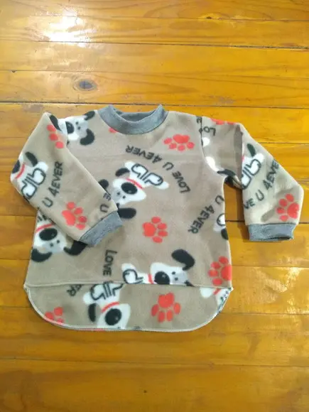 Blusa Infantil de Inverno Microsoft. ( 1 ano )
