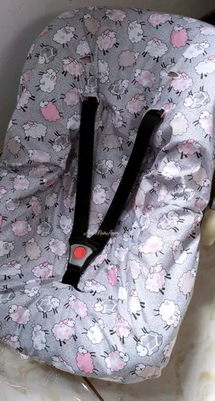 Capa para Bebê Conforto em Tecido.