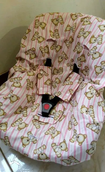 Capa para Bebê Conforto em Tecido.