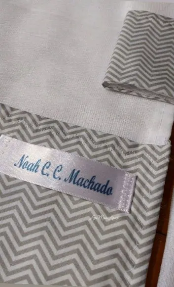 Conjunto de Fraldas de Pano Personalizado em Atiqueta.