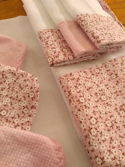 Conjunto de Fraldas de pano.