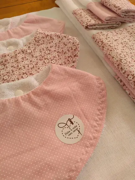 Conjunto de Fraldas de pano.