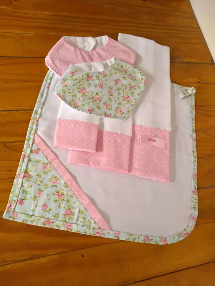 Conjunto de Fraldas de pano.