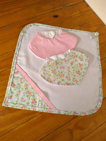 Conjunto de Fraldas de pano.
