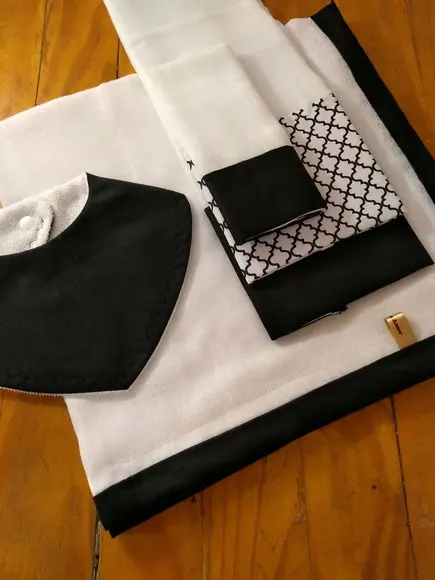 Conjunto de Fraldas de pano.