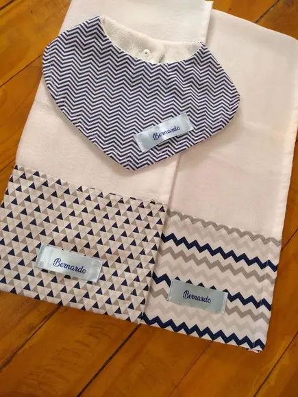 Conjunto de Fraldas de pano.