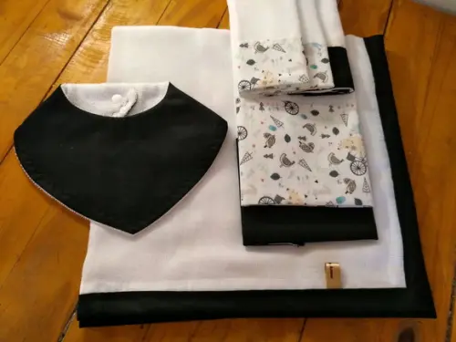 Conjunto de Fraldas de pano.
