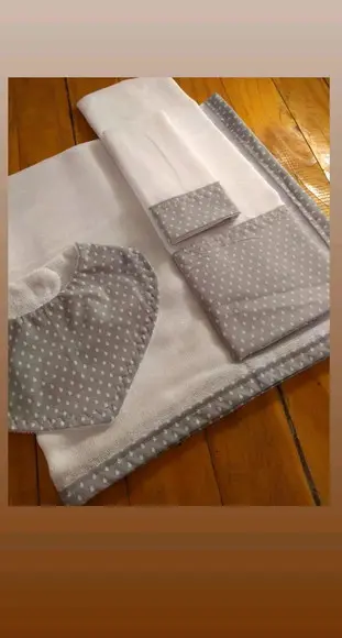 Conjunto de Fraldas de pano.