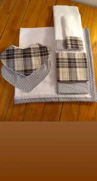 Conjunto de Fraldas de pano.