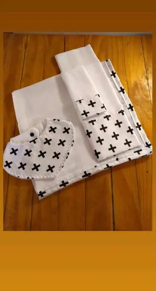 Conjunto de Fraldas de pano.