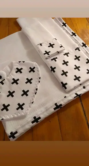Conjunto de Fraldas de pano.