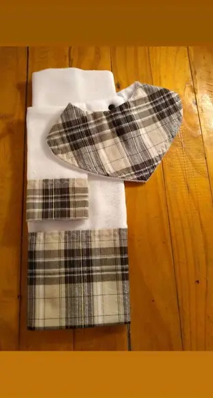 Conjunto de Fraldas de pano.