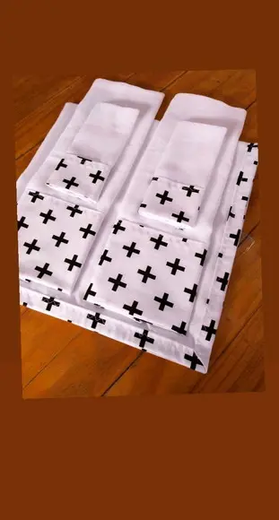 Conjunto de Fraldas de pano.