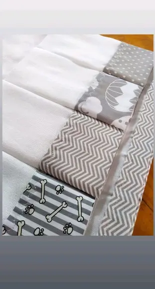 Conjunto de Fraldas de pano.