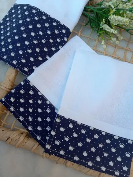 Conjunto de Fraldas de Pano.
