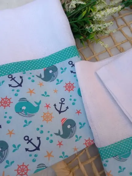 Conjunto de Fraldas de Pano.