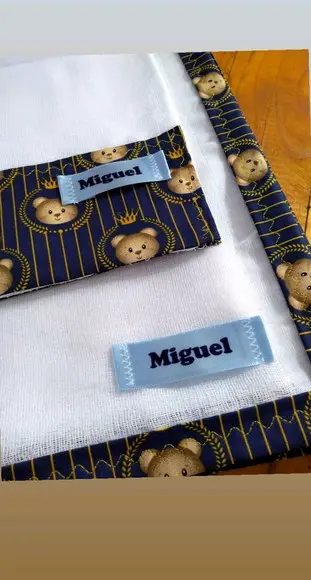 Conjunto de Fraldas, Personalizado com Nome.