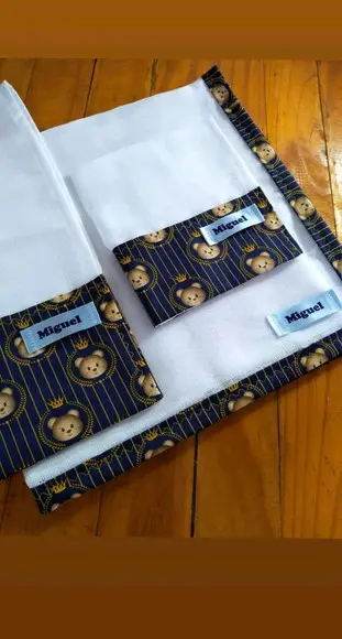 Conjunto de Fraldas, Personalizado com Nome.