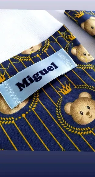 Conjunto de Fraldas, Personalizado com Nome.
