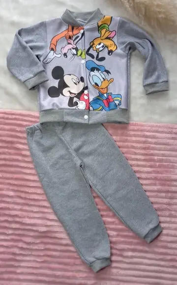 Conjunto Infantil de Inverno, Moletom Personagens ( 1 Ano )