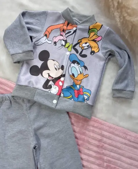 Conjunto Infantil de Inverno, Moletom Personagens ( 1 Ano )