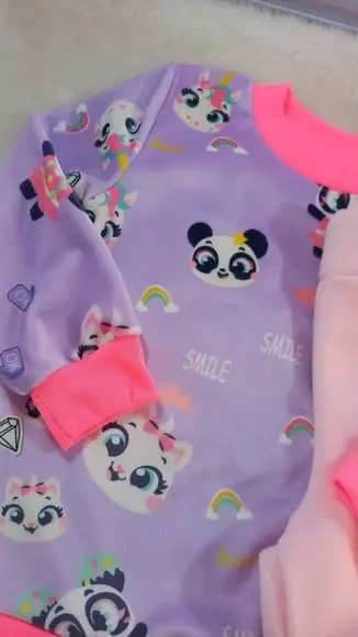 Conjunto Infantil Longo Menina Puket Multi Bichos 2 Anos