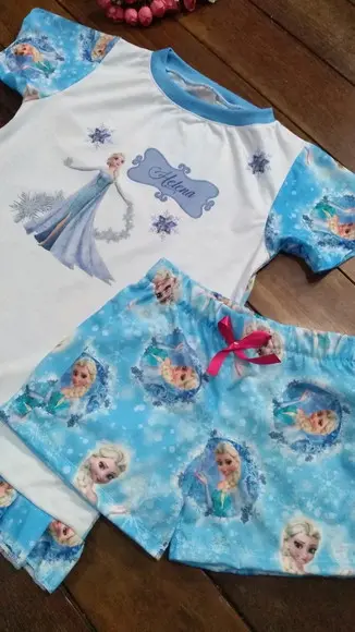 Conjunto infantil Personalizado de verão 4 anos.