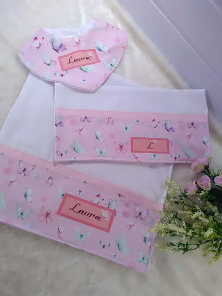 Conjunto Personalizado, Fraldas de Pano Grossa Premium...
