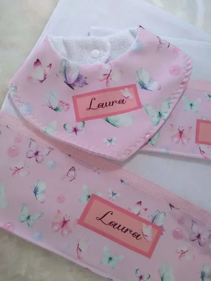 Conjunto Personalizado, Fraldas de Pano Grossa Premium...