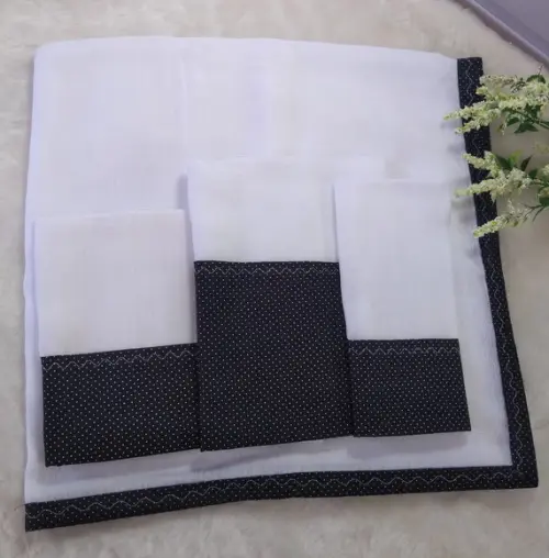 Conjunto, Fraldas de Pano Grossa Premium.