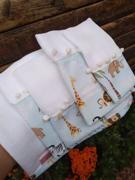 Conjunto, Fraldas de Pano Grossa Premium..