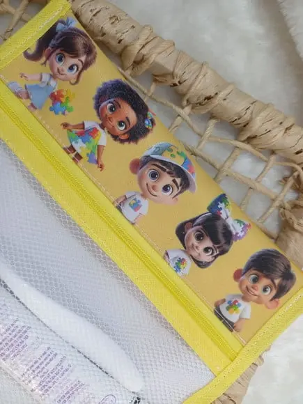 Estojo Higiene Bucal Personalizado Autismo Avatar