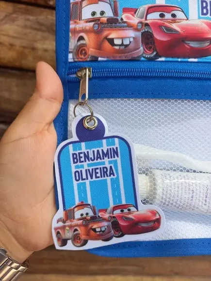 Estojo Higiene Bucal Personalizado Carros