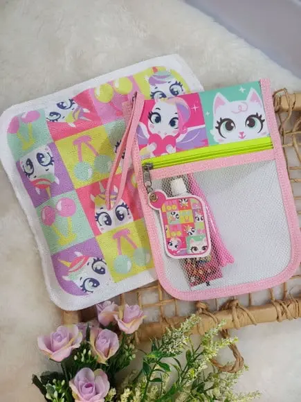 Estojo Higiene Bucal Personalizado com Toalhinha Pequena