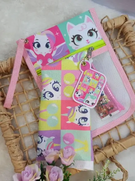 Estojo Higiene Bucal Personalizado com Toalhinha Pequena