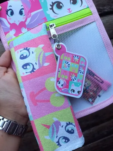 Estojo Higiene Bucal Personalizado com Toalhinha Pequena